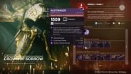 Focusing section in Crown of Sorrow vendor (Image via Bungie)